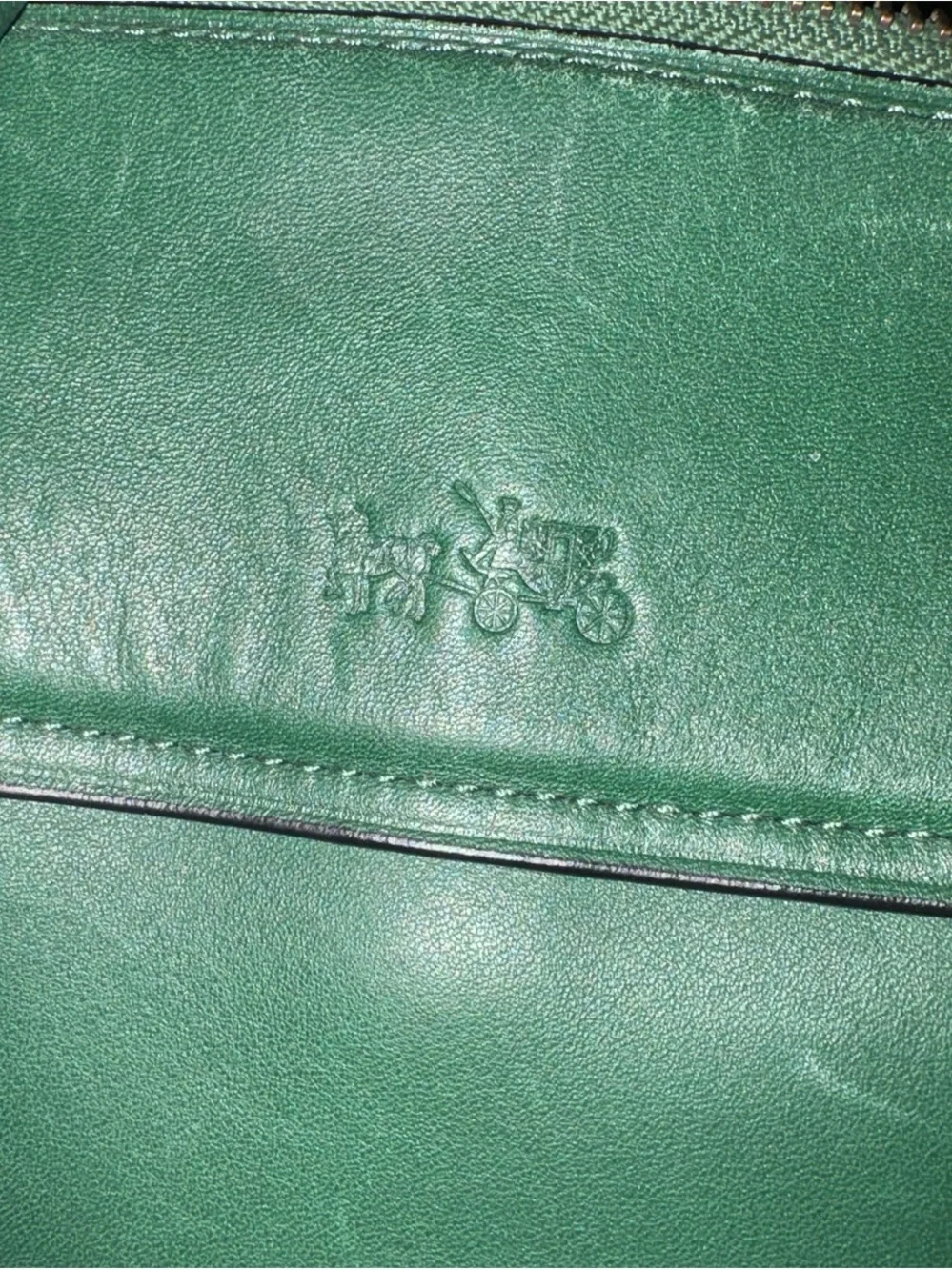 Green Leather Top-Handle Satchel - Women Bags
